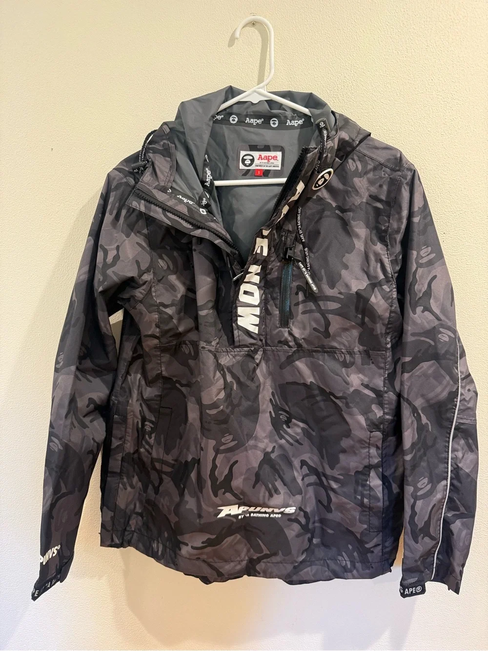 aape by a bathing ape Bape Now Apunvas Anorak Jacket Small
